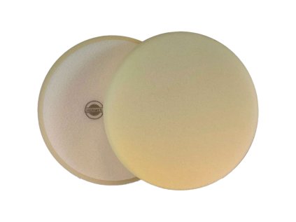 6128479 | Leštiaca hubka 150 x 25 mm, s velúrom, Brilliance hladká, rovný tvar, zaoblená hrana, biela, tvrdá