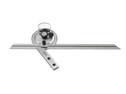 1093 | Uhlomer s lupou a štyrmi pravítkami (60, 150, 195 a 300 mm), NEx 0 - 360°