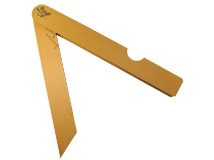 9002 | Uholník drevený 250 mm / 30°, 45°, 60°, 90°