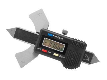 1120-05-011 | Mierka na kútové zvary 60°, 70°, 80°, 90°, rozsah merania 0-20 mm digitálna, presnosť merania 0,01 mm