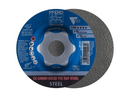 64187116 | Schleifscheibe 115 x 22,23 mm, CC-GRIND-SOLID SGP STEEL