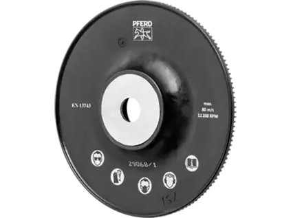 44890090 | Hochleistungs-Stützteller mit Spannmutter 125 mm x M14, H-GT