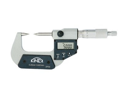 7077-05-025 | Mikrometer s hrotmi digitálny NEx, DIN 863, presnosť 0,001 mm, 0-25 mm