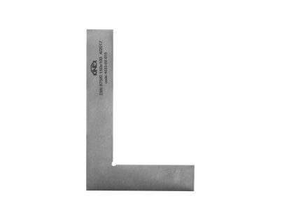 4033-07-025 | Uholník presný, plochý, nerez, 250x165/31x8 mm