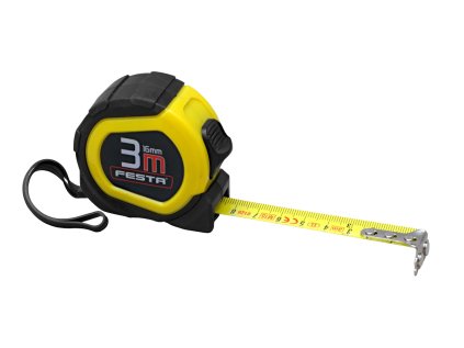 8044-11 | Zvinovací meter Festa s magnetom a pogumovaním, 16 mm x 3 m