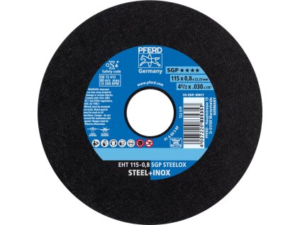 61340394 | Rezný kotúč 115 x 0,8 x 22,23 mm, SGP STEELOX