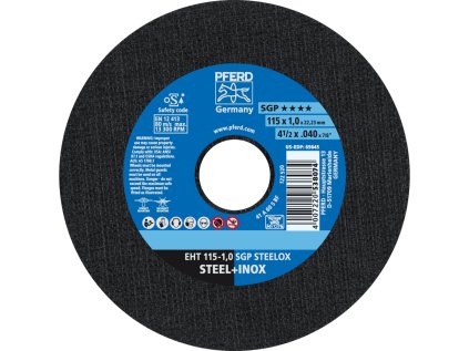 61330421 | Rezný kotúč 115 x 1,0 x 22,23 mm, SGP STEELOX