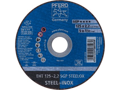 61331622 | Rezný kotúč 125 x 2,2 x 22,23 mm, SGP STEELOX