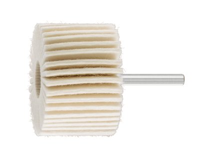 44386040 | Leštiaci filcový lamelový vejár so stopkou FLS priemer 60x40-6x40 mm, W (mäkký)