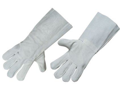 9968 | Rukavice zváračské celokoženné, hovädzia štiepenka, dlhá manžeta veľkosť 11", 340 mm