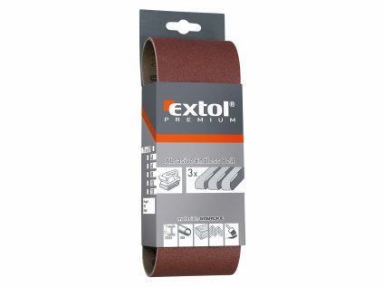 8803532 | Schleifband 76 x 533 mm K120 - Packung 3 Stck