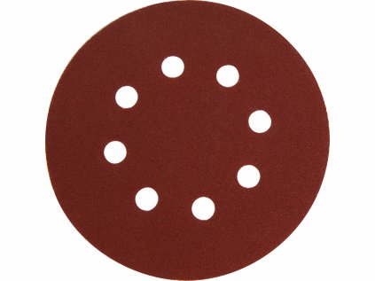 8803561 | Brúsny výsek na suchý zips 125 mm, 8 otvorov Z40 - balenie 10 ks