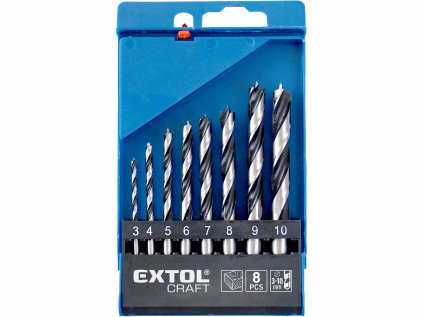 1142 | Holz-Spiralbohrer 3-10 mm - 8er-Set