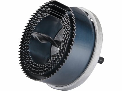 1803 | Sada korunkových vrtákov do dreva s kalenými zubmi 60-95 mm, hĺbka vŕtania 38 mm, stopka priemer 10 mm