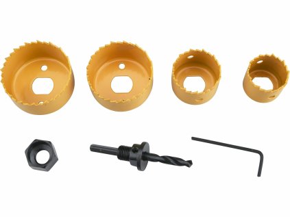 1808 | Holzlochsägen-Set 32-54 mm, Bohrtiefe 25 mm, Schaftdurchmesser 6 mm