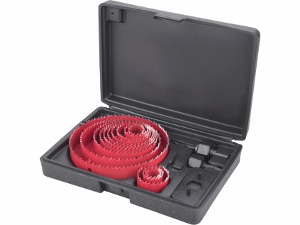 8801605 | Holzlochsägen-Set mit gehärteten Zähnen, 19–127 mm, Bohrtiefe 25 mm, 17-teilig