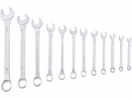 6333B | Sada kľúčov kombinovaných očkovo, vidlicových, metrických 6-22 mm - 12-dielna