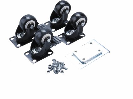 8856076 | Kolieska pre stohovateľný plastový kufor (systainer) sada 4 ks