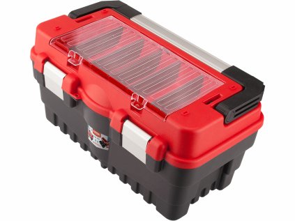 8856080 | Kufor na náradie plastový 462x256x242 mm, polykarbonátové priehľadné veko