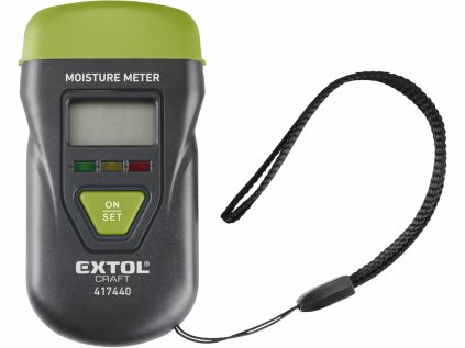 417440 | Merač vlhkosti digitálny drevo 6-60%, stavebné materiály 0,2-2,9%
