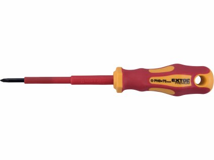53080 | Skrutkovač 1000 V elektrikársky krížový PH0 x 75 mm