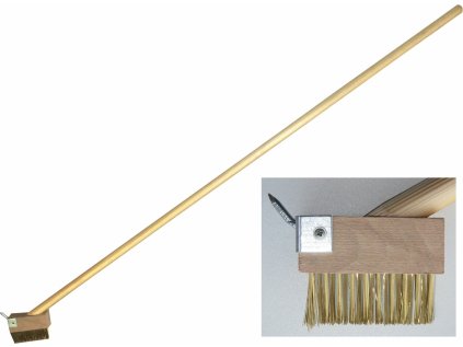 701354 | Čistič zámkovej dlažby dĺžka násady 135 cm, rozmer kefy 90 x 35 mm