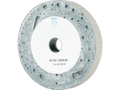 41110408 |  Poliflex Scheibe SC 125 x 20 x 20 mm, SiC 80, Bindung PUR Weich