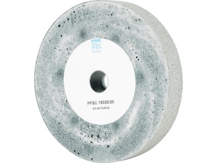 41112408 | Poliflex Scheibe SC 150 x 25 x 20 mm, SiC 80, Bindung PUR Weich