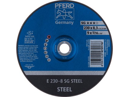 62223826 | Schleifscheibe 230 x 8,3 x 22,23 mm, SG STEEL