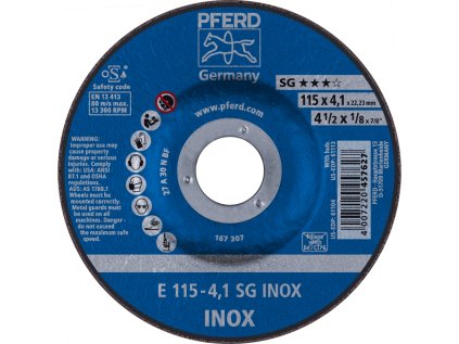 62211423 | Schleifscheibe 115 x 4,1 x 22,23 mm, SG INOX