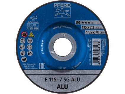 62211622 | Schleifscheibe SG ALU 115 x 7,2 x 22,23 mm