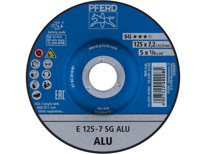 62212622 | Schleifscheibe SG ALU 125 x 7,2 x 22,23 mm