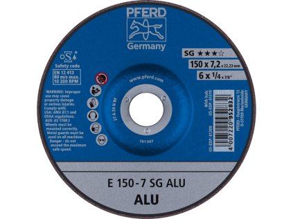 62215717 | Schleifscheibe SG ALU 150 x 7,2 x 22,23 mm