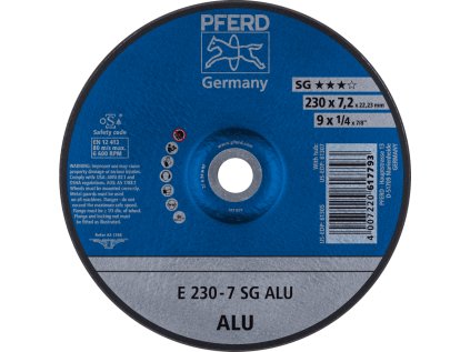 62223700 | Schleifscheibe SG ALU 230 x 7,2 x 22,23 mm