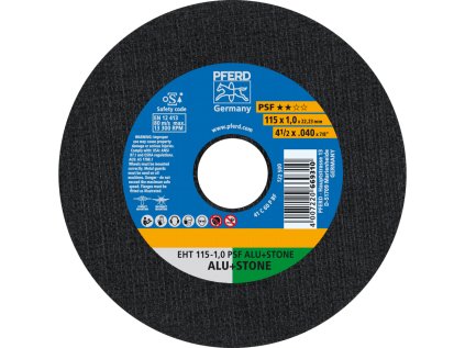 61818010 | Trennscheibe 115 x 1,0 x 22,23 mm, PSF ALU+STONE, gerade
