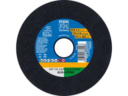 61818021 | Rezný kotúč 115 x 1,6 x 22,23 mm, PSF ALU+STONE, rovný