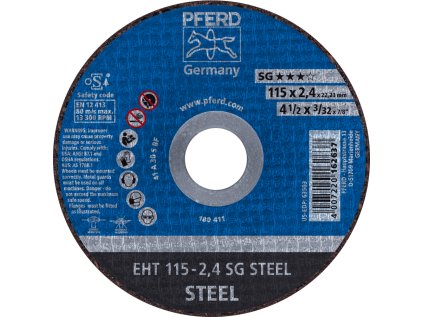 61340222 | Trennscheibe 115 x 2,4 x 22,23 mm, SG STEEL