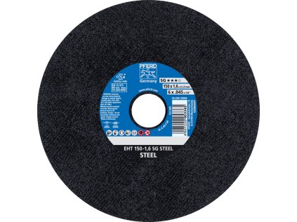 61323106 | Trennscheibe 150 x 1,6 x 22,23 mm, SG STEEL