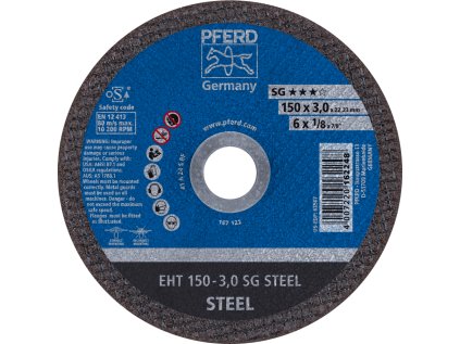 61322222 | Trennscheibe 150 x 3,0 x 22,23 mm, SG STEEL