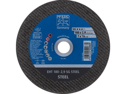 61326322 | Rezný kotúč 180 x 2,9 x 22,23 mm, SG STEEL