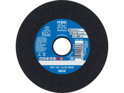 61341124 | Rezný kotúč 125 x 1,6 x 22,23 mm, SG INOX