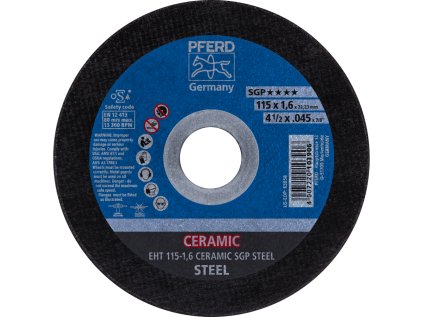 61301516 | Trennscheibe 115 x 1,6 x 22,23 mm, CERAMIC SGP STEEL