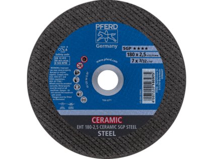 61318025 | Trennscheibe 180 x 2,5 x 22,23 mm, CERAMIC SGP STEEL