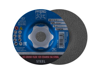 64188125 | Schleifscheibe 125 mm,  COARSE, CC-GRIND-FLEX SG STEEL