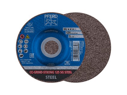 64181125 | Schleifscheibe 125 x 22,23 mm, CC-GRIND-STRONG SG STEEL