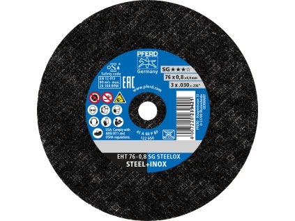 65508009 | Trennscheibe 76 x 0,8 x 6,0 mm, für Geradeschleifer SG STEELOX