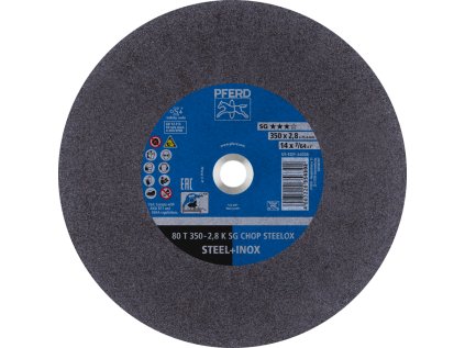 66323572 | Trennscheibe 350 x 2,8 x 25,4 mm, SG CHOP STEELOX, gerade