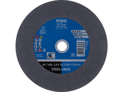 66324091 | Trennscheibe 400 x 2,8 x 25,4 mm , SG CHOP STEELOX, gerade