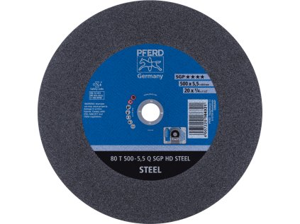 66325040 | Trennscheibe 500 x 5,5 x 40,0 mm, SGP HD STEEL, Härte Q, 80 m/s