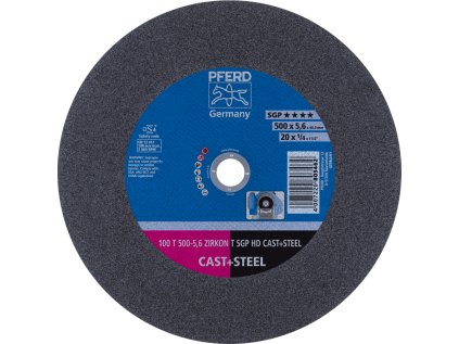 66325065 | Trennscheibe 500 x 5,6 x 40,0 mm, ZIRKON SGP HD CAST + STEEL, Härte T, 100 m/s